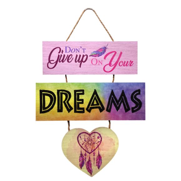 Wall Hanging - Don't Give Up on Your Dreams - Picture 2 of 3